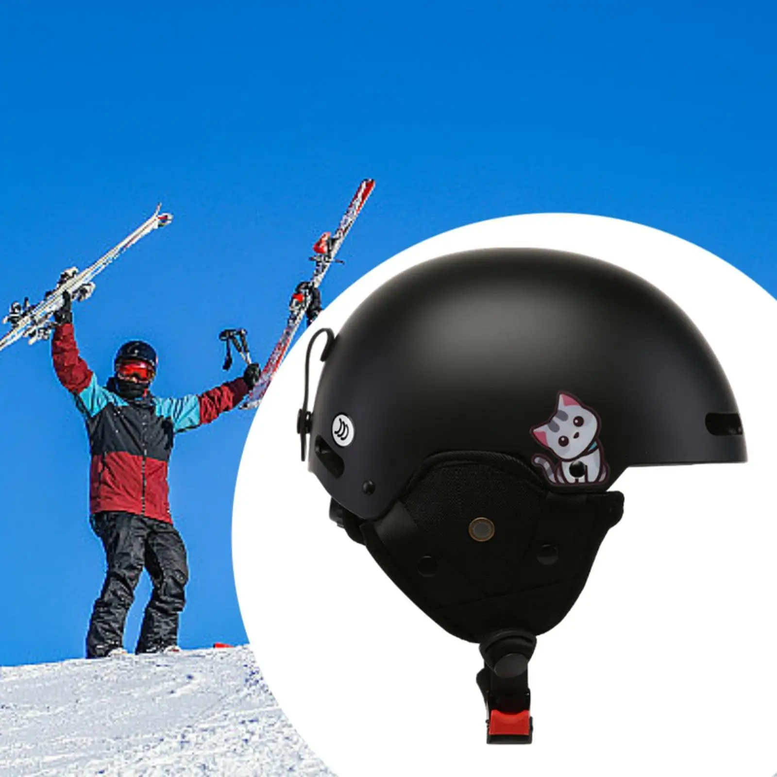 Ski Helmet Comfortable for Men Women Adjustable Snowboard Helmet for Skateboarding Cycling Roller Skating Outdoor Rock Climbing view 3