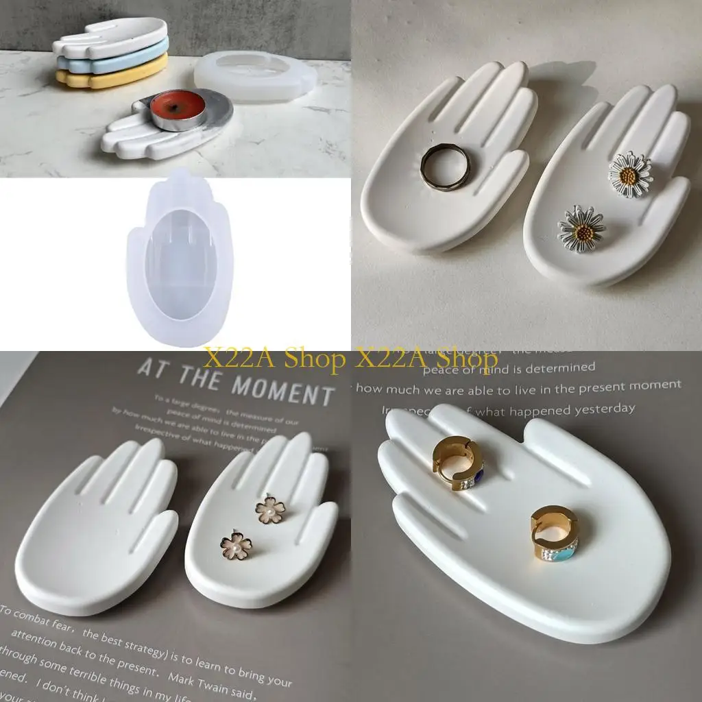 Unique Holder Silicone Mold Tray Mold Gypsum Cement Mould Lipstick Holder Mold
