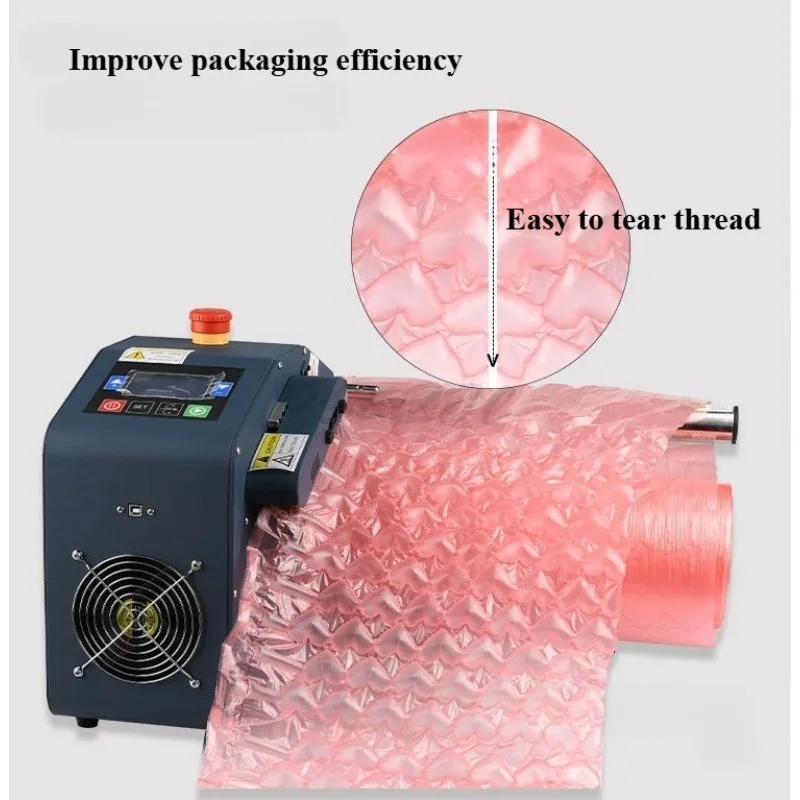 Huluフィルム衝突防止包装緩衝材落下防止エアクッションフィルムピンクハート型充填バブルフィルム