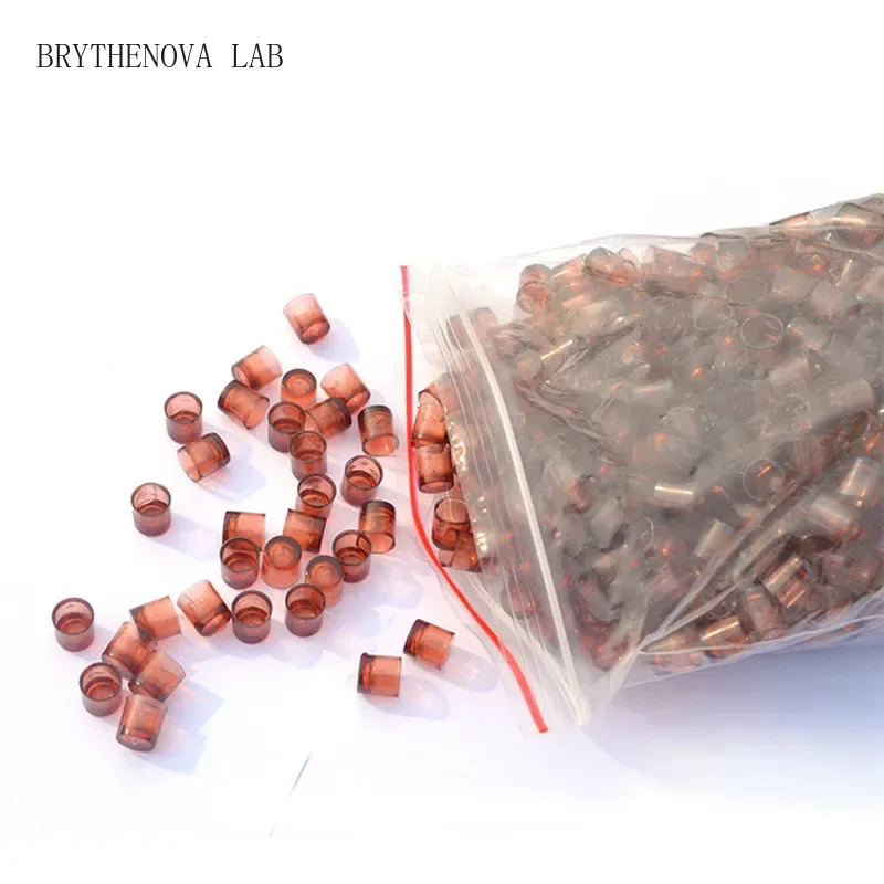 6000PCS 2000/5000//Bag Professional Beekeeping Brown Rearing System Queen Cells Plastic Tools Room Cell Cage Cup Apicultura Tool
