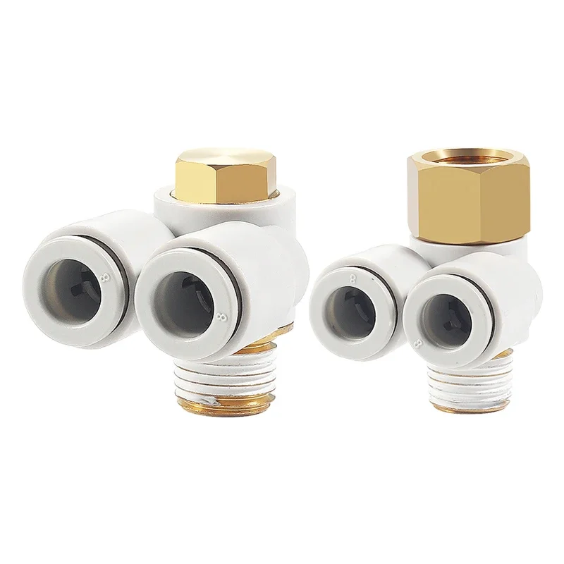 Pneumatic Branch Male Elbow Hexagon KQ2Z KQ2ZF KQ2ZF04-01S KQ2ZF06-M5 KQ2ZF06-M6 KQ2ZF06-01S KQ2ZF06-02S KQ2ZF08-01S KQ2ZF08-02S