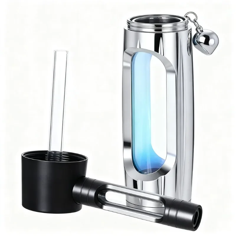 مجموعة شيشة الشيشة المحمولة الممتازة - مجموعة كاملة مع وعاء تبغ تشيتشا وأدوات تدخين أساسية مثالية للرجال