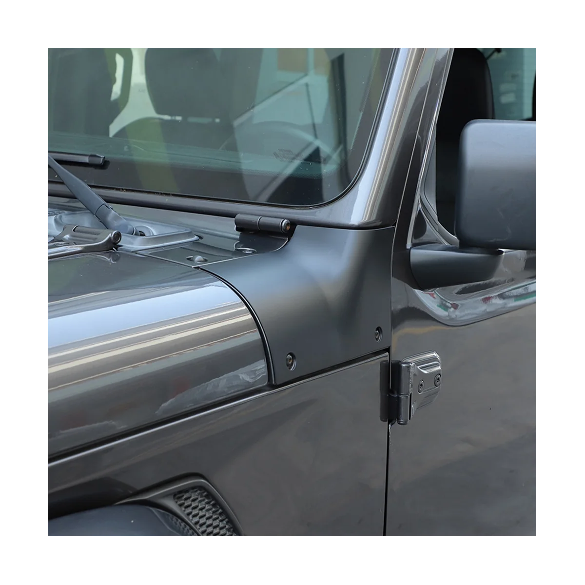 Cowl Cover Body Armor for 2018-2022 Jeep Wrangler JL & Gladiator JT 2/4 Door, Exterior Accessories