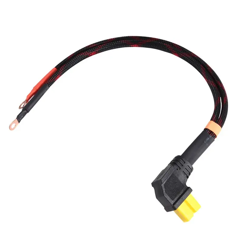 E-Bike Power Cable 0.5M 8 AWG Tinned Pure Copper Silicone High Temperature Impervious Yellow Head Power Cord