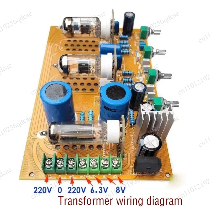 6Z4 6N2 Vacuum tube preamplifier board tone board equalization Tube preamp