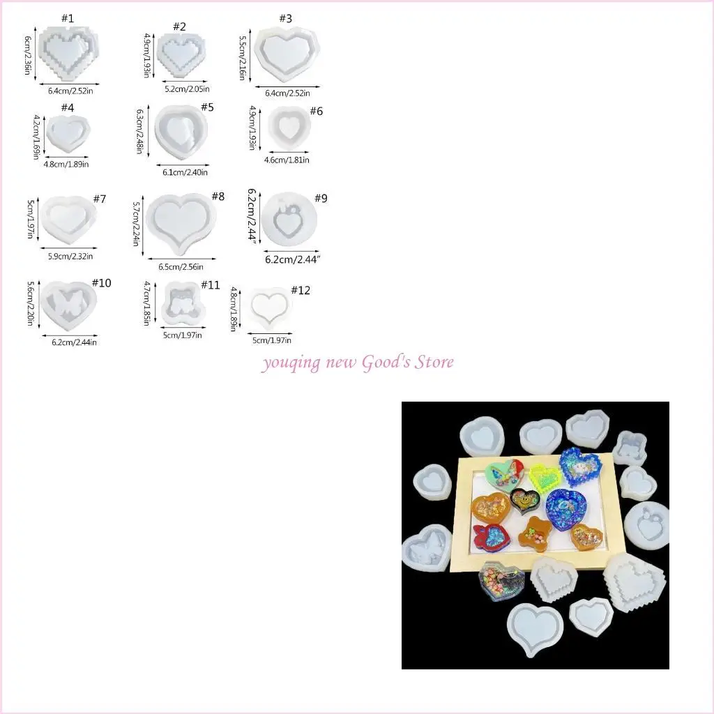 57QA Lovely Quicksands Silicone Mold Quicksands Castings Epoxy Mold Bear Silicone Mold Resin Jewelry Mold for Keychain Charm