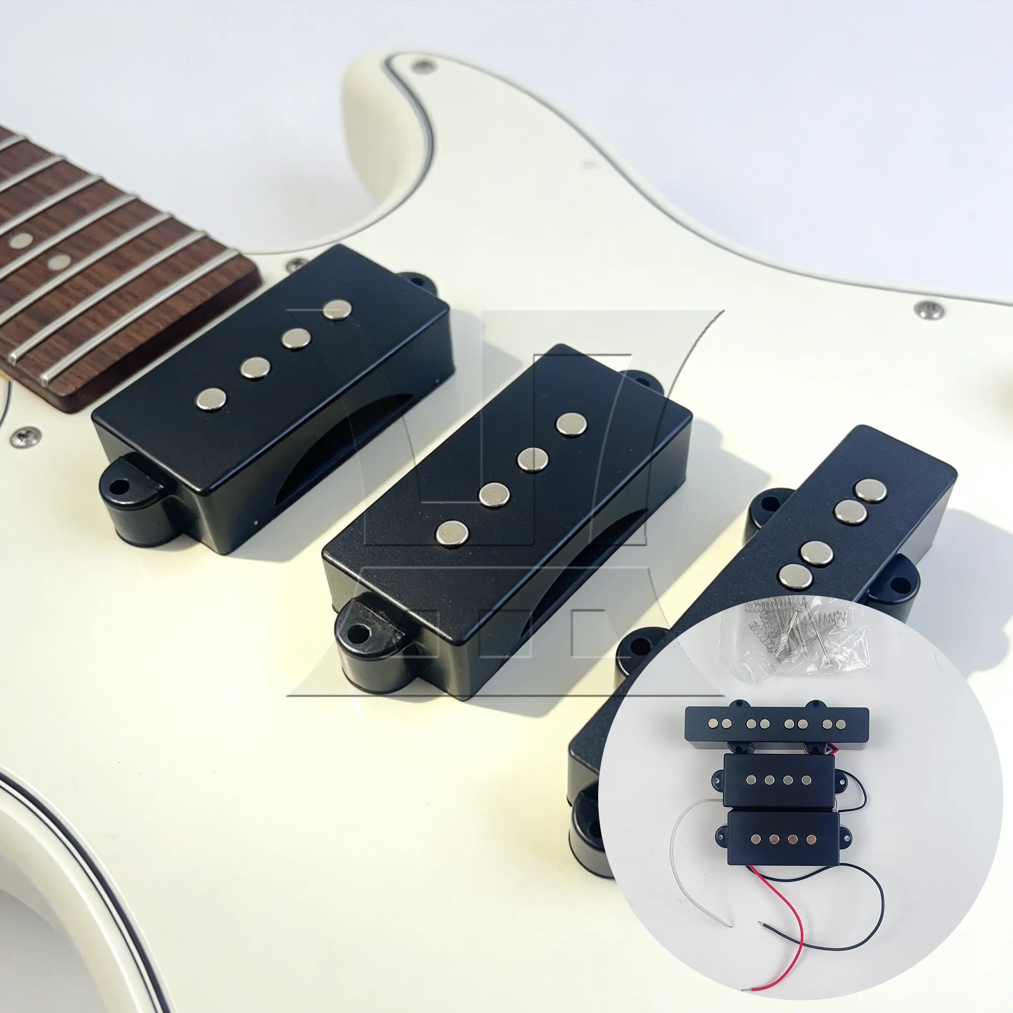 

Звукосниматель Yibuy Bass Bridge и звукосниматели для 4-струнных бас-гитар