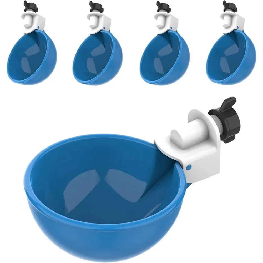 5PCS Poultry Kit Automatic Chicken Water Feeder Automatic Drinking Bowl Feeding Watering Supplie Chicken Waterer view 2