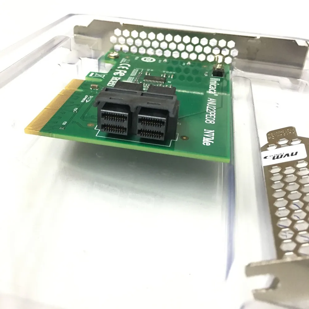 U.2 NVMe SSD SFF8643 - SFF-8639 NVMe U.2(케이블 PCIe x8 듀얼 포트 어댑터 포함)