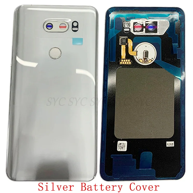 Couvercle de batterie de porte arrière pour LG V30, boîtier arrière avec cadre central, pièces de réparation