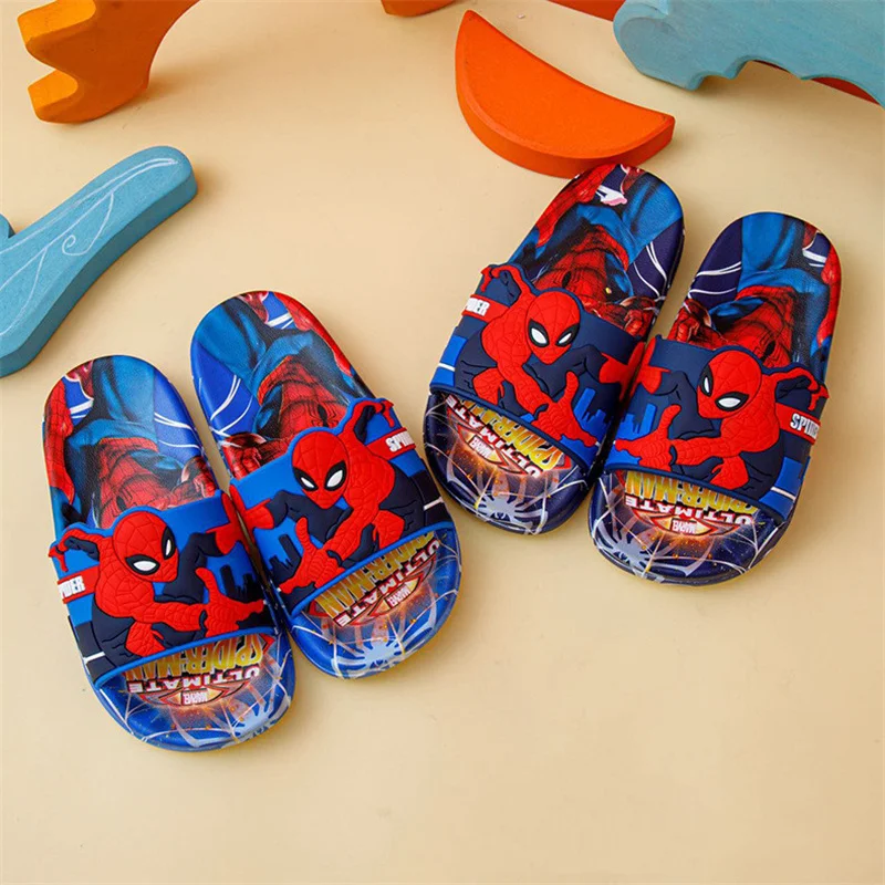 Kinder Hausschuhe Sommer Jungen Cartoon Home Indoor Anti Slip weiche Sohle Baby Hausschuhe Jungen Mädchen Hausschuhe Bad Schuhe Größe