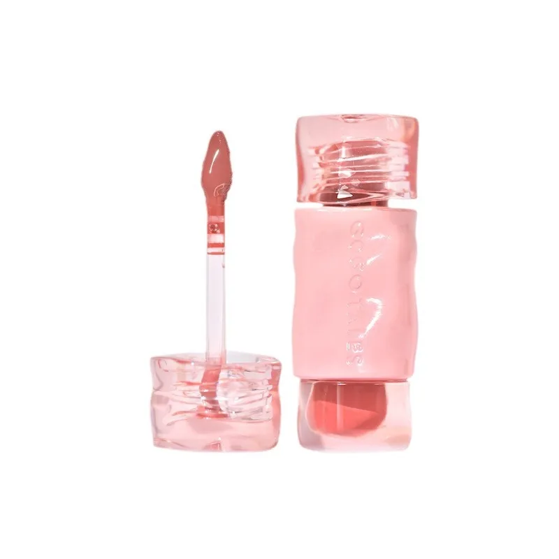 GOGO TALES Lip Essence Lip Plumper Gloss Enhancing Tinted Moisturizing Lip Gloss with Peptides and Vitamin E,Cruelty Free