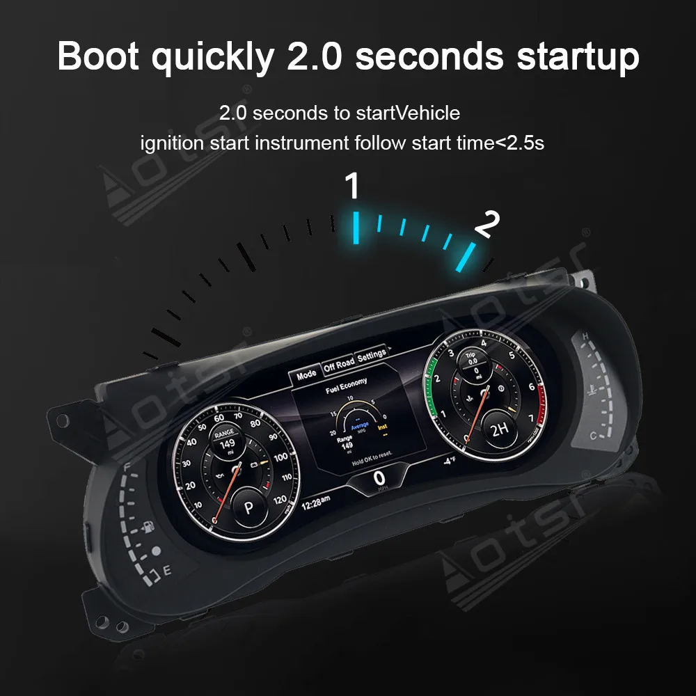 Car Digital Cluster For Jeep Wrangler JK 2011-2017 LCD Instrument Speedometer Dashboard Display Panel Virtual Cockpit Linux OS