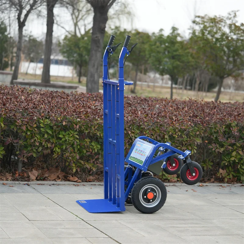 

Factory Supply Four-Wheel Iron Electric Hand Truck Multi Mover Construction And Agricultural Site Transport Platform