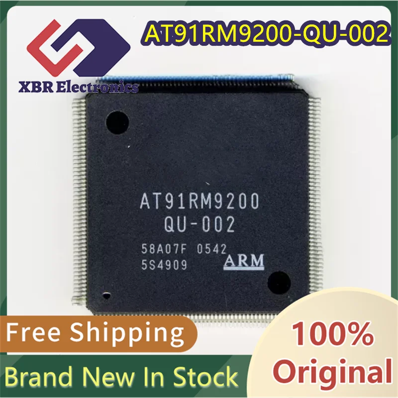 (1/10 piece) AT91RM9200-QU-002 AT91RM9200 Microprocessor PQFP-208 Brand New Genuine Product In Stock