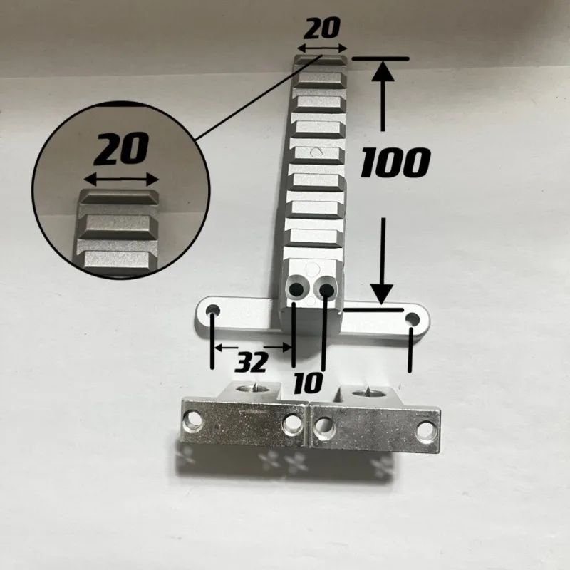 Aviation Aluminum Fish Skeleton 20 Skeleton Telescope Card Module