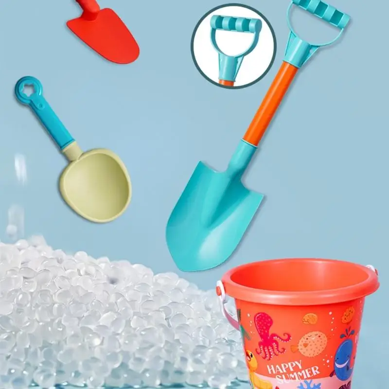 M89C Children Sand Play Play Set 14 / 16pcs avec des pelles sable jouet plage moisissure poisson