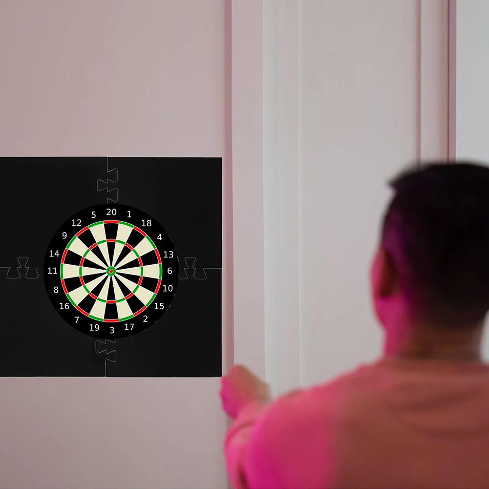 Splicing Dartboard Surround Wall Protector EVA Square Dart Board Wall Protector Schede per freccette per giochi di freccette