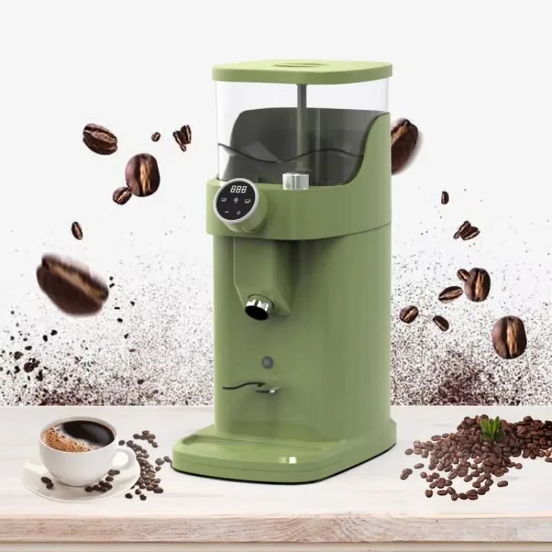 Professional Commercial Flat Burr Coffee Grinder Machine Electric Single Dose Automatic Coffee Grinder for Beans