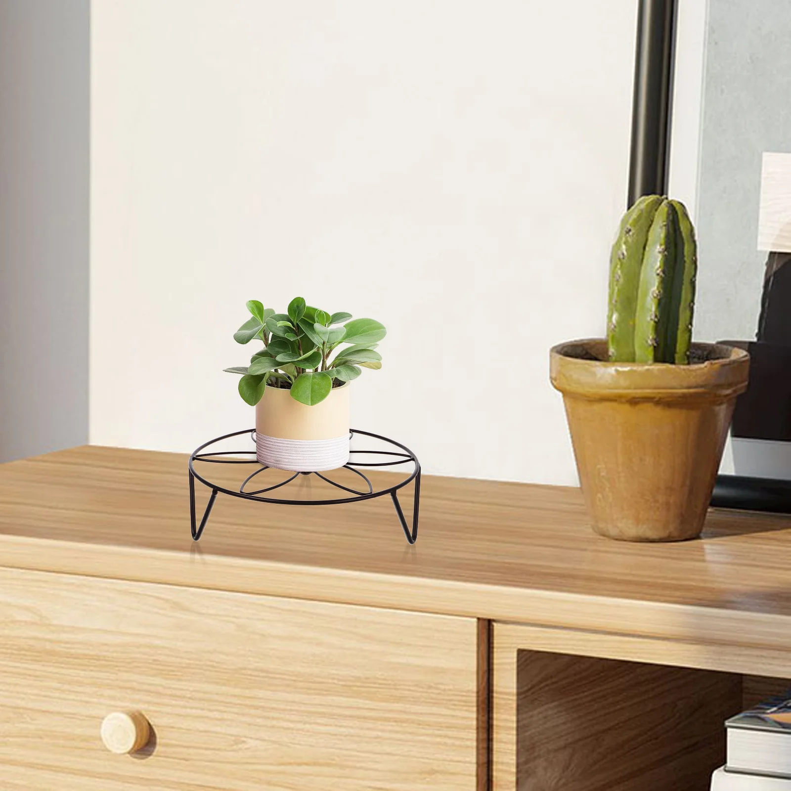 

3Pcs Flower Rack Simple Iron Plant Stand for Indoor Outdoor Decorative Potted Plant Holder Living Room Garden Office