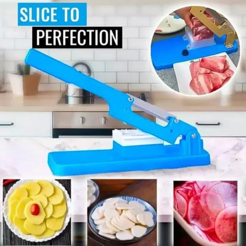 Creative Fashion Multifunctional Table Slicer Frozen Meat Cutting Machine Beef Herb Mutton Rolls Cutter Fruit Vegetable Easy Sli