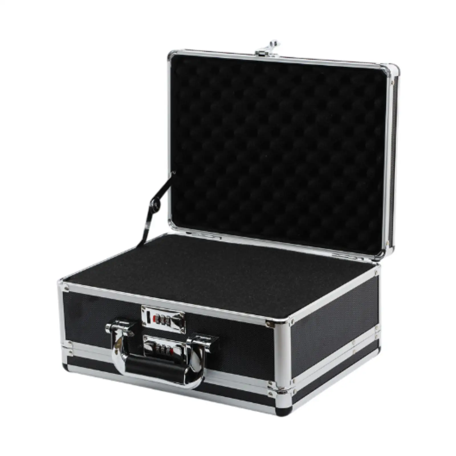 

Aluminum Alloy Case Password Briefcase Lockable Toolbox for RV Travel Office