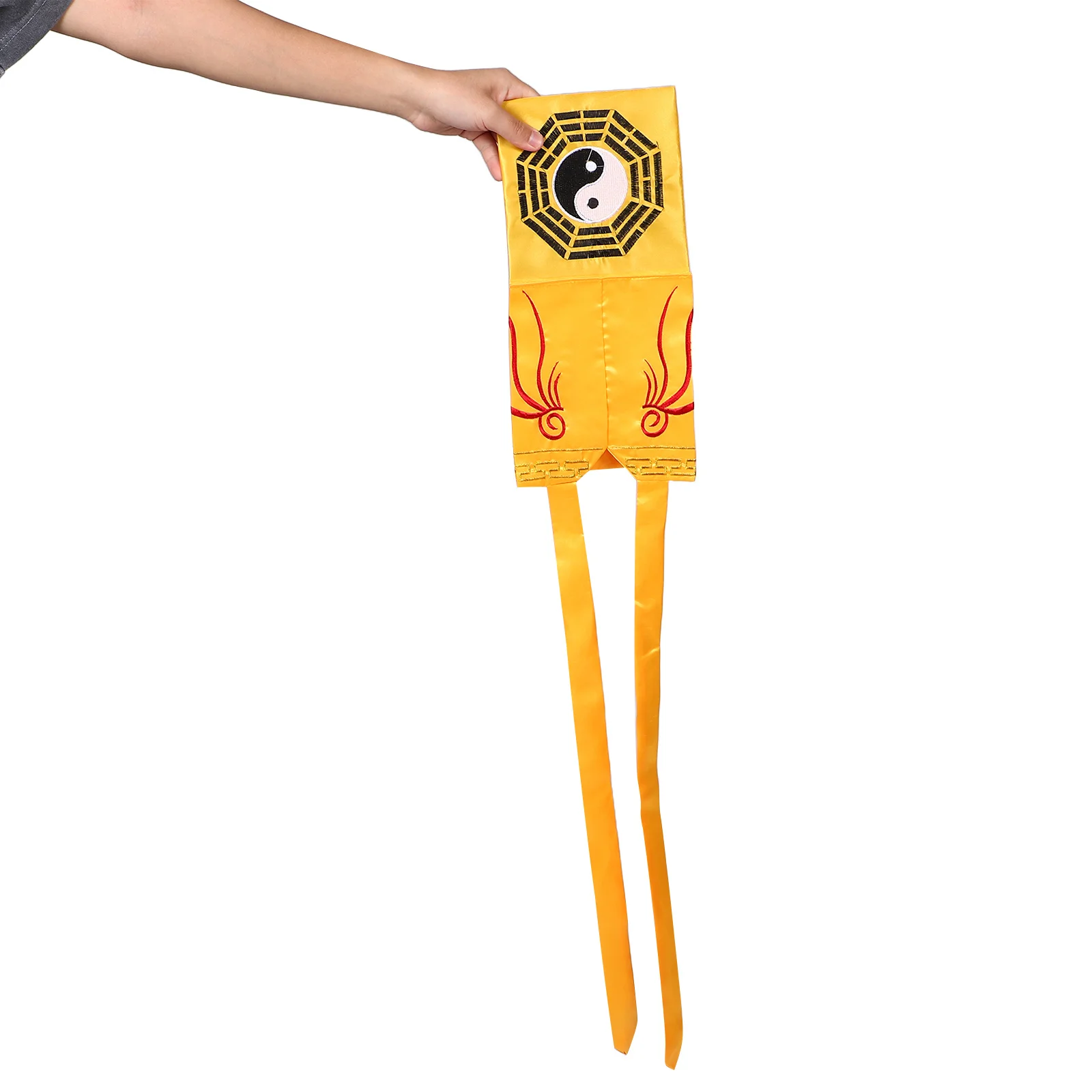 

Даосский мастер Косплей Шляпа Традиционный китайский стиль Даосский костюм Кепка Тайчи Инь-Ян Багуа Представление Косплей