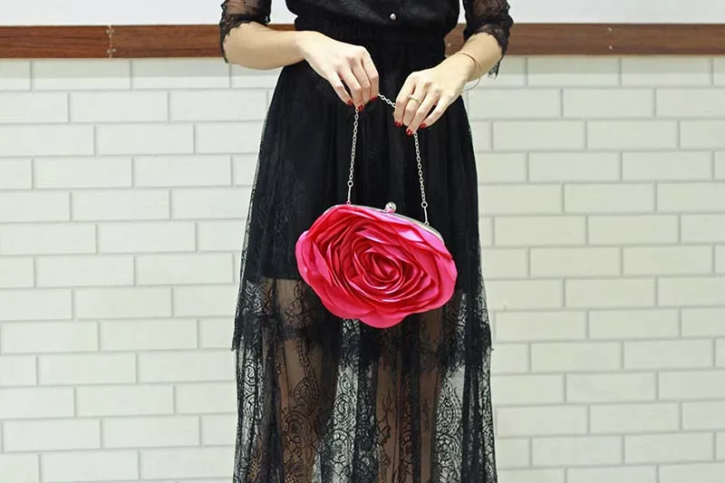 Hot Sale Evening Bag Flower Wedding Bags for Bride Purse and andbags Wedding Party day Clutches All Match Colorful Totes