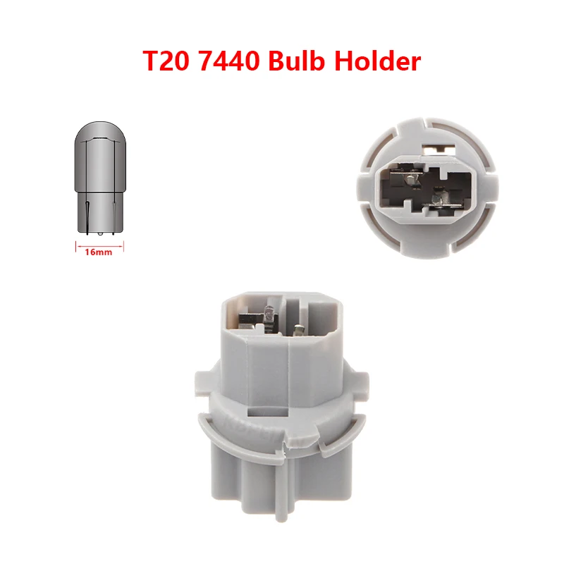 1x For Mitsubishi Pajero Outlander Lancer Evolution T20 7440 Bulb Holder Reversing Light Socket Accessories