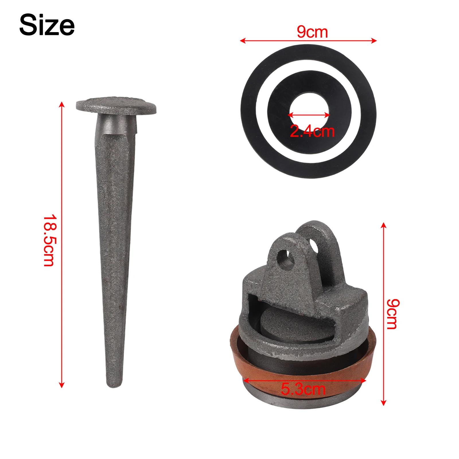 Enhanced Pump Performance Water Pump Components Grey Brown Black Bolt Set Complete Replacement Package Garden Watering