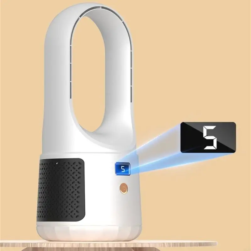 D0AB مراوح تبريد قابلة لإعادة الشحن مع 6 سرعات تبريد مروحة سطح المكتب مبرد