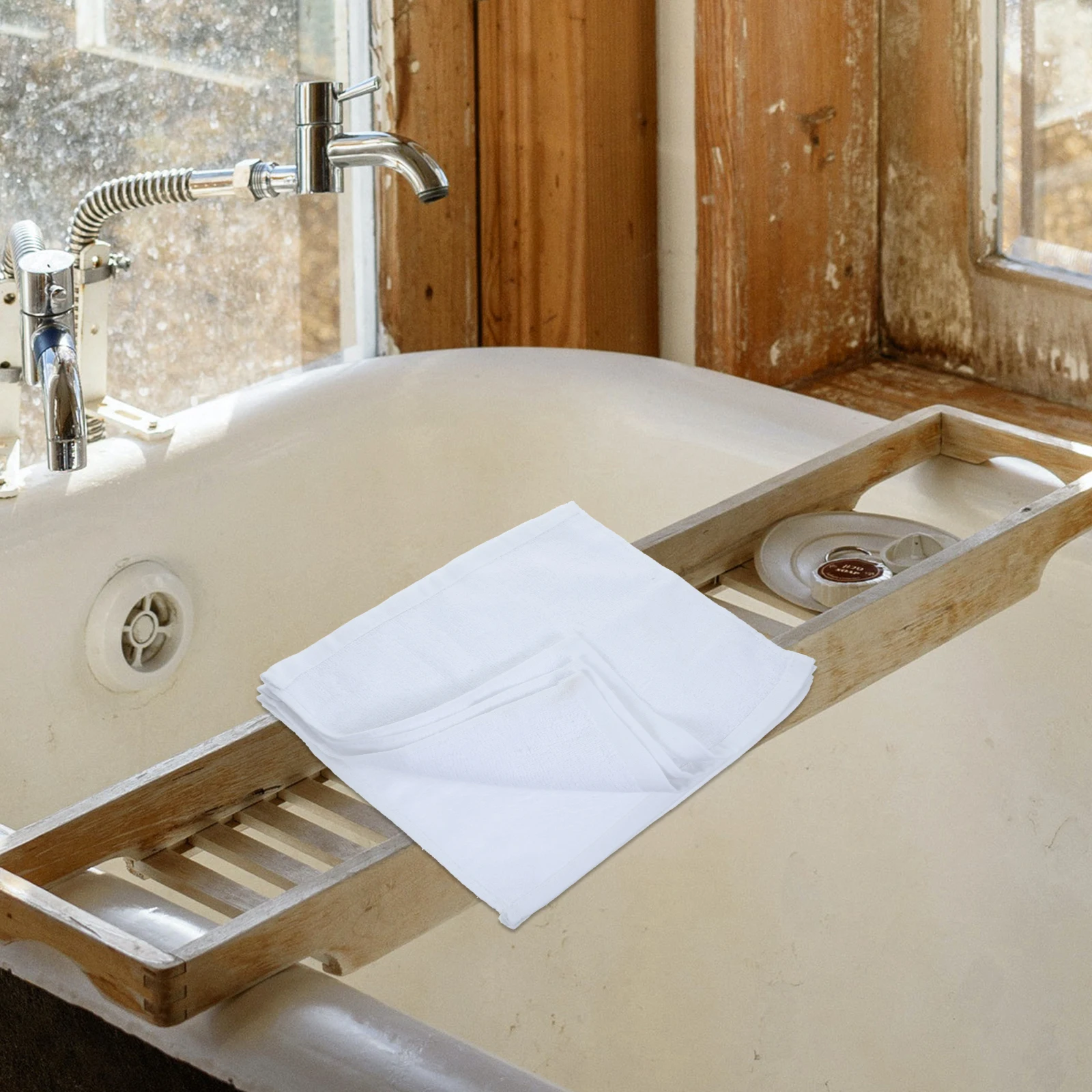 

5Pcs Cotton Face Cloth Comfortable Absorbent Towels for Facial Washing Hand Towels Bathroom Use Face Cloth Absorbent Hand Towel