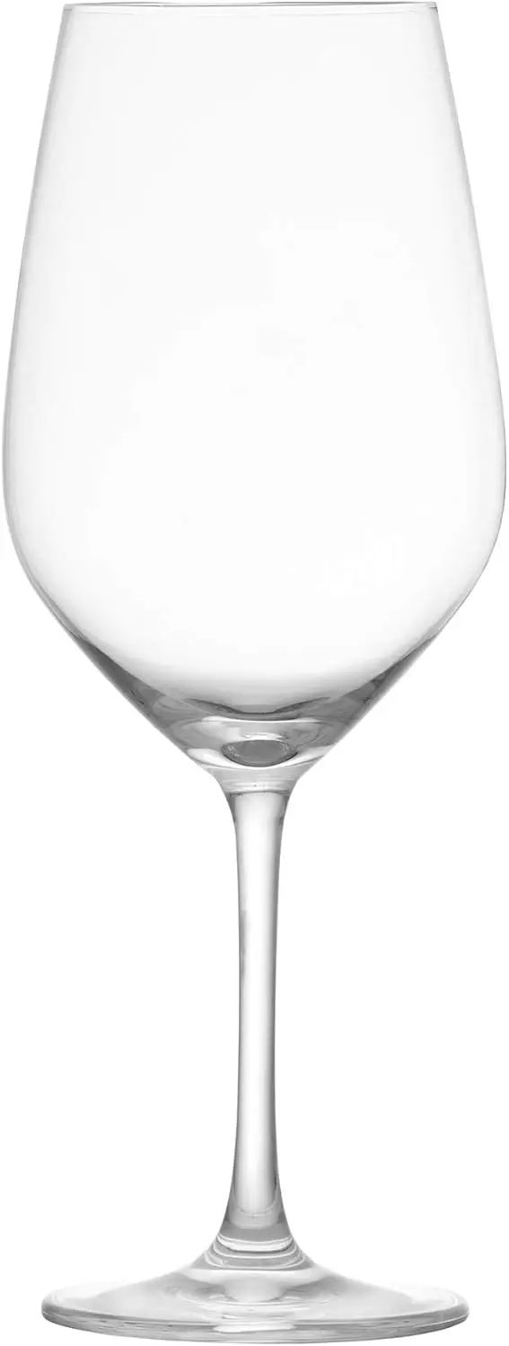 

Tritan Crystal Glass Forte Stemware Collection Wine/Water/Goblet Red or White Wine Glass, 17.3-Ounce, Set of 6
