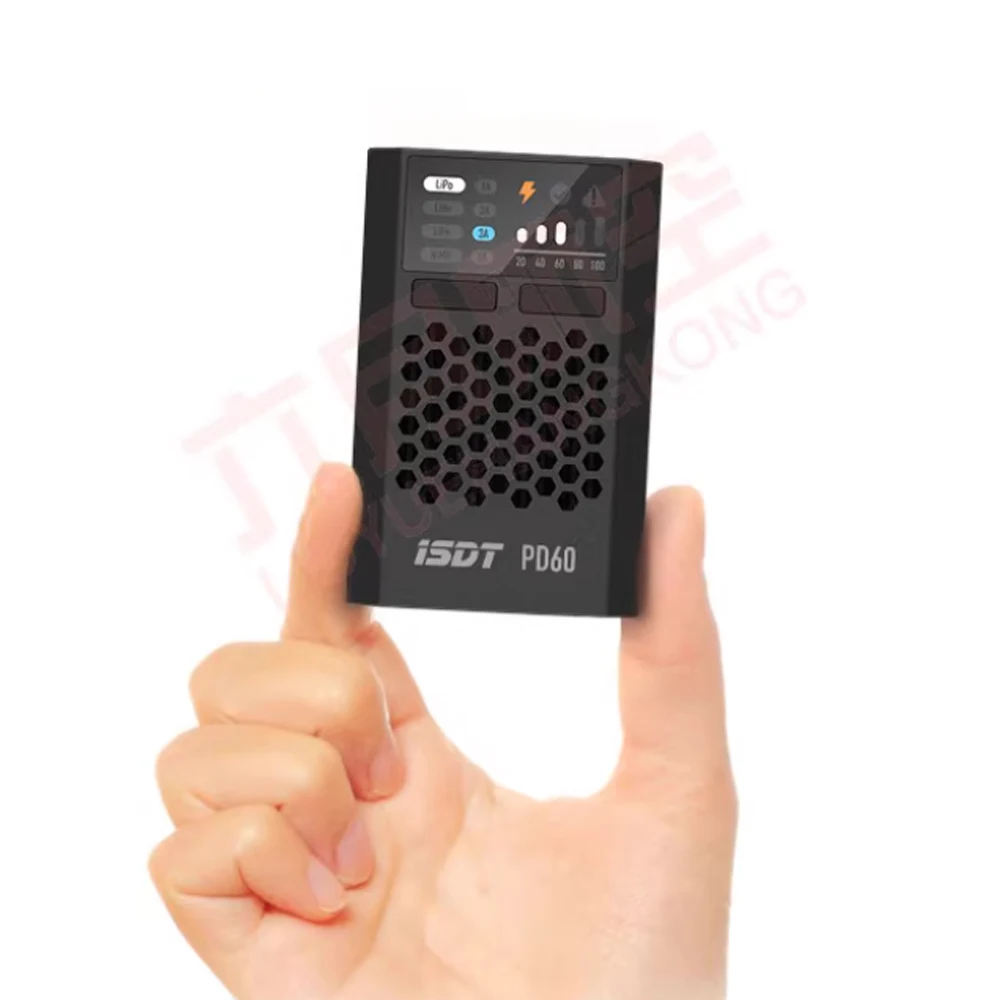 NUOVO ISDT URUAV PD60 60W 6A Tipo-C Ingresso Batteria Bilanciamento FPV Caricatore per 1-4S Lipo Batteria RC Drone Quadcopter Multirotore