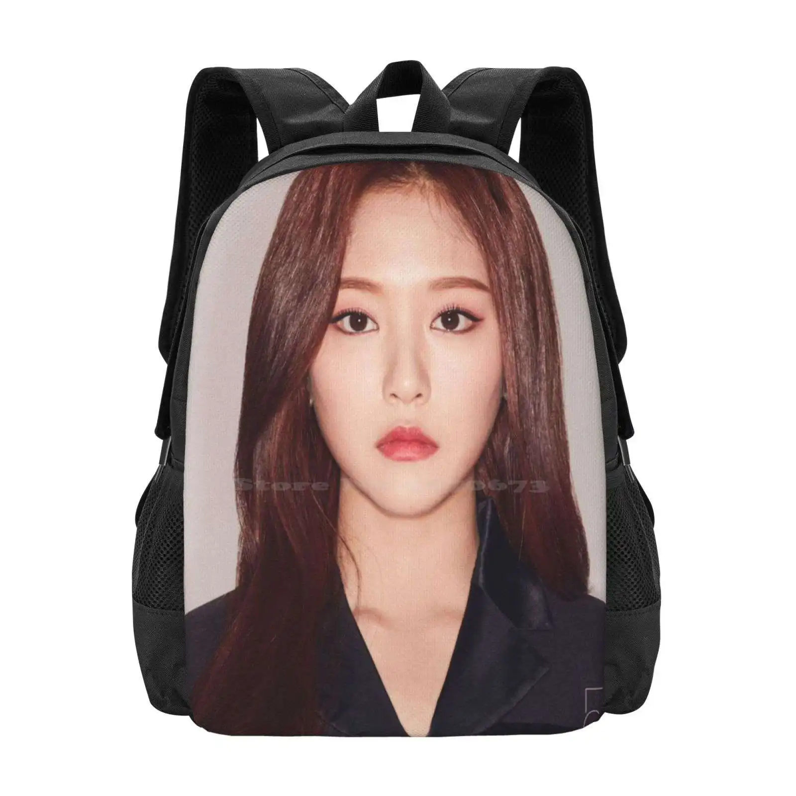 Hyunjin Loona Beautiful Portrait Merch School Bags Travel Laptop Backpack Hyunjin Loona 1 3 Burn Girl Of The Month Kpop So What