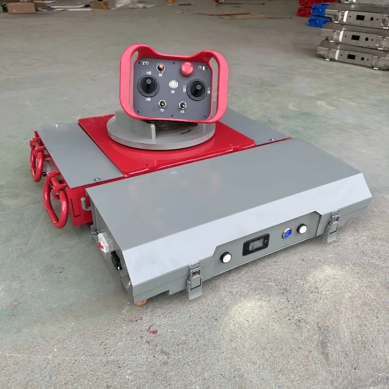 【شعبية】 سيارة بضائع دوارة 360 درجة، جهاز تحكم عن بعد، كهربائي متحرك، مادة البضائع الثقيلة، التعامل مع خزان كهربائي للسيارة