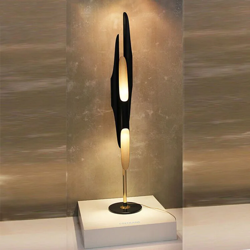 Candeeiro de pé moderno simples preto decorado para sala de estar, conveniente, prático e durável