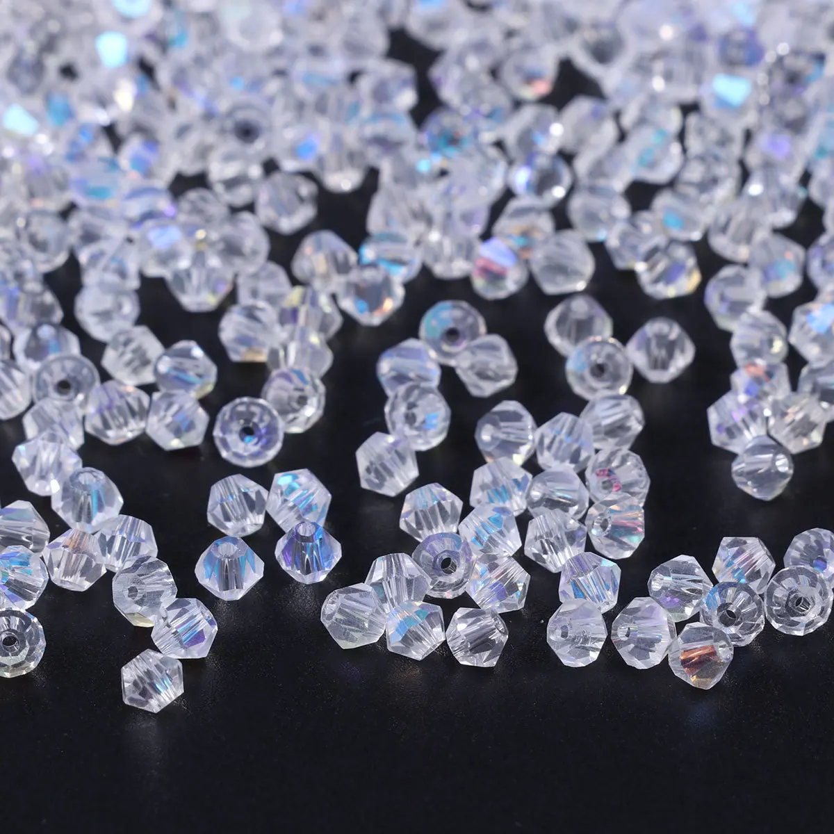 

720Pcs 4Mm Transparent Water Crystal Beads DIY Jewelry Accessories Necklace Bracelet Craft Supplies DIY Crystal Beads