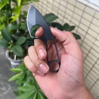 2024 Stainless steel neck pocket knife, mini camping knife, portable multi-purpose survival chain knife,EDC