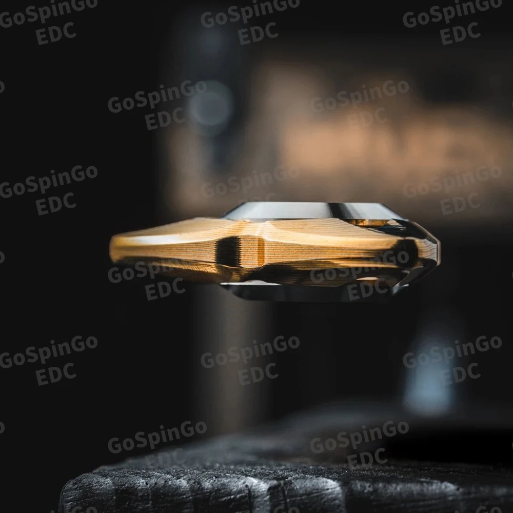 FairyWorks EDC MAVE Mokume-Layered Fidget Spinner ألعاب متململة للبالغين ثلاثة شفرات تململ سبينر المحدودة 26 قطعة