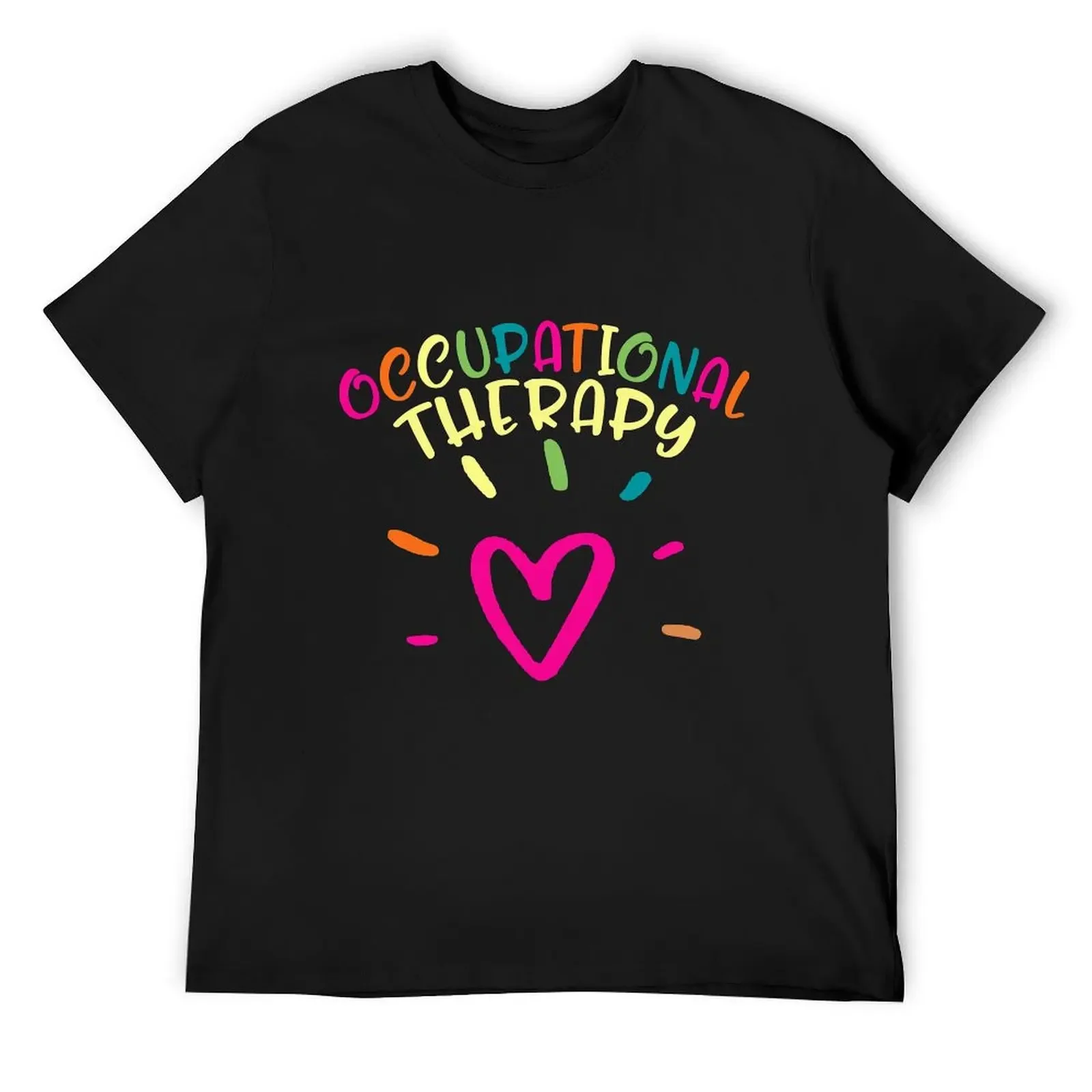 

OT Month Shirt Cute Heart Occupational Therapy Therapist Assistant Women Gift For Women T-Shirt