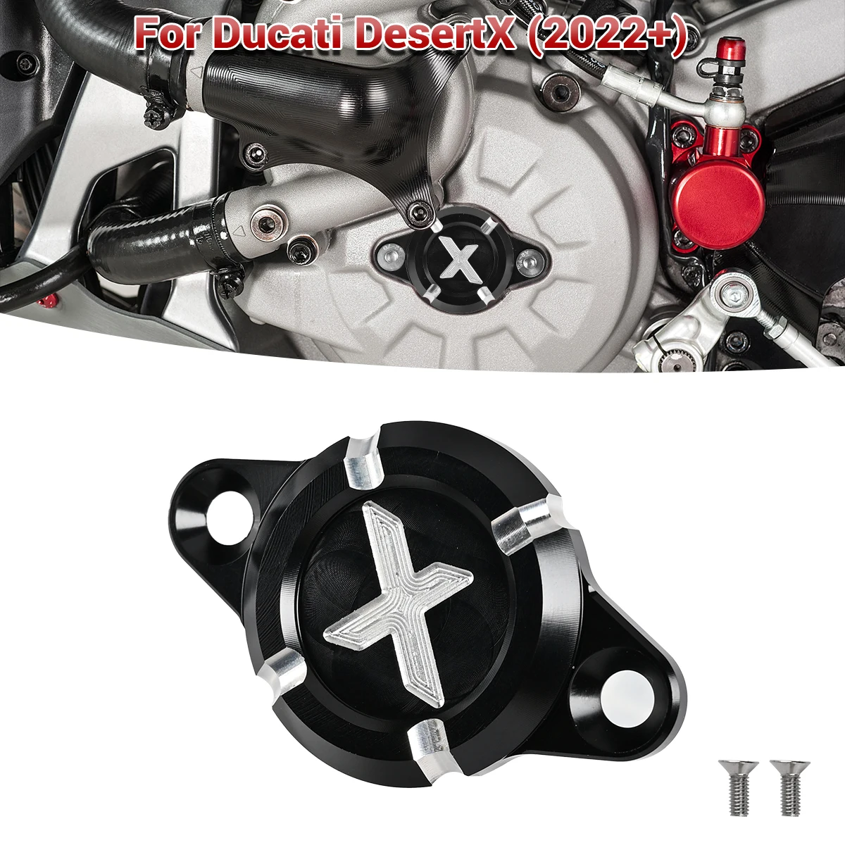 

Крышка для контроля времени для Ducati Desert X 2022 + для Ducati DIAVEL 1200 для HYPERMOTARD MONSTER SUPERBIKE 6061, алюминиевая заготовка