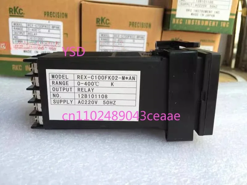 Intelligent Temperature Controller REX C100 FK02 M AN Type K Relay Output Temperature Control Device