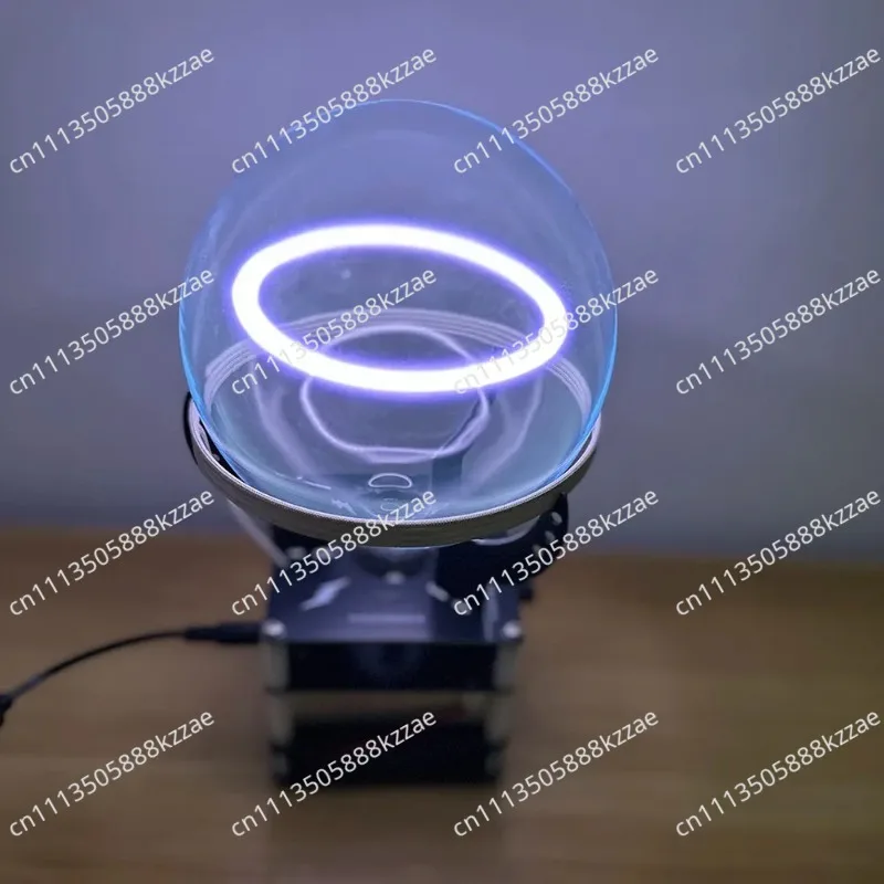 13cm Large Glass Ball Xenon Plasma Toroid, Plasma Ring Driver Circuit for Science and Educational Demonstrations