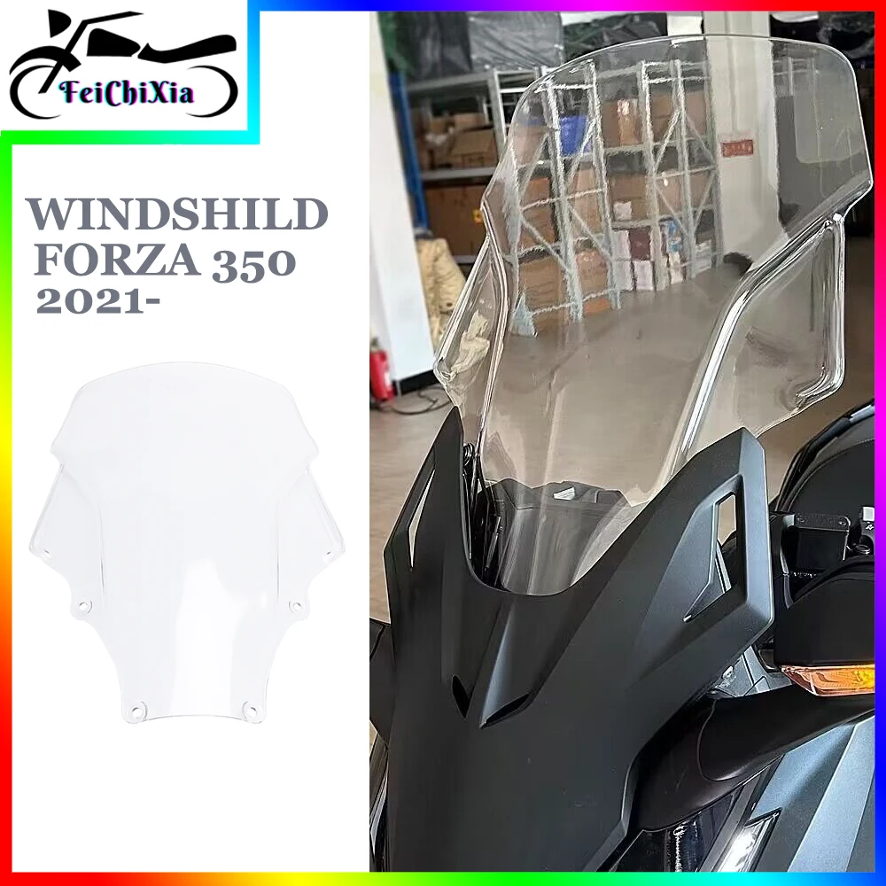 

Motorcycle Windshield Heightening Windscreen Raise Wind Deflectors FOR Honda FORZA 350 NSS 350 2021-2023 Forza350 NSS350