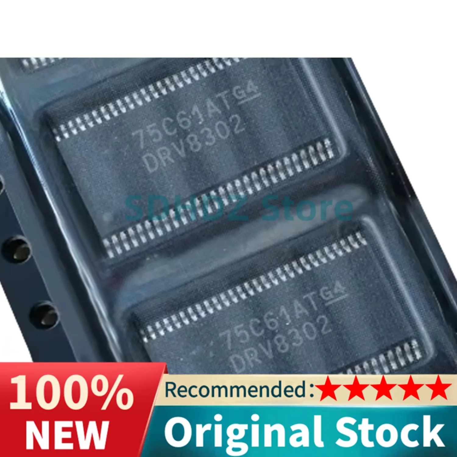 5-50PCS/LOT DRV8302 DRV8302DCAR DRV8302DCA HTSSOP-56 3-PHASE BRUSHLESS MOTOR PRE-DRIVER