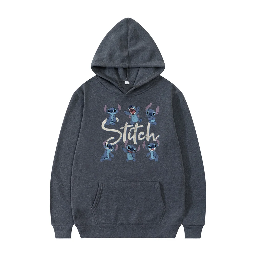 

Stitch Disney Casual Print Long Sleeve Couples Hoodies Sweatshirt Y2k Boy Clothe Anime Hoodie Pullover Jacket Kids Clothes Girl