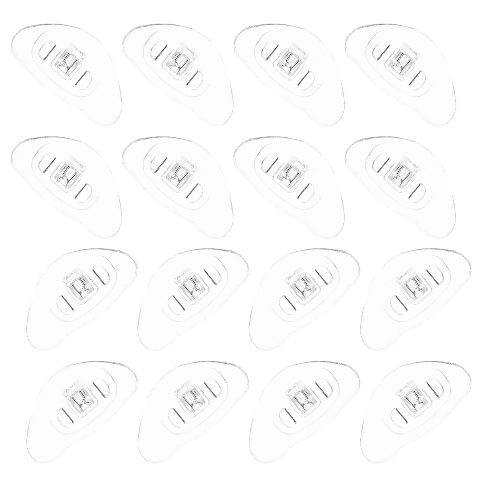 

20Pairs Glasses Nose Pads Silicone Soft Cushion Fit Nose Bridge Anti Slip Eyeglass Replacement Kit Eyeglasses Replacement Parts