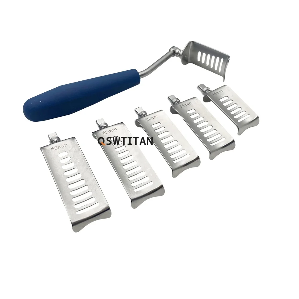 

Комплект ортопедического ретрактора позвоночника: ретрактор шейной ламиэктомии и дистрактор поясницы (движное лезвие, автоклавируемый)