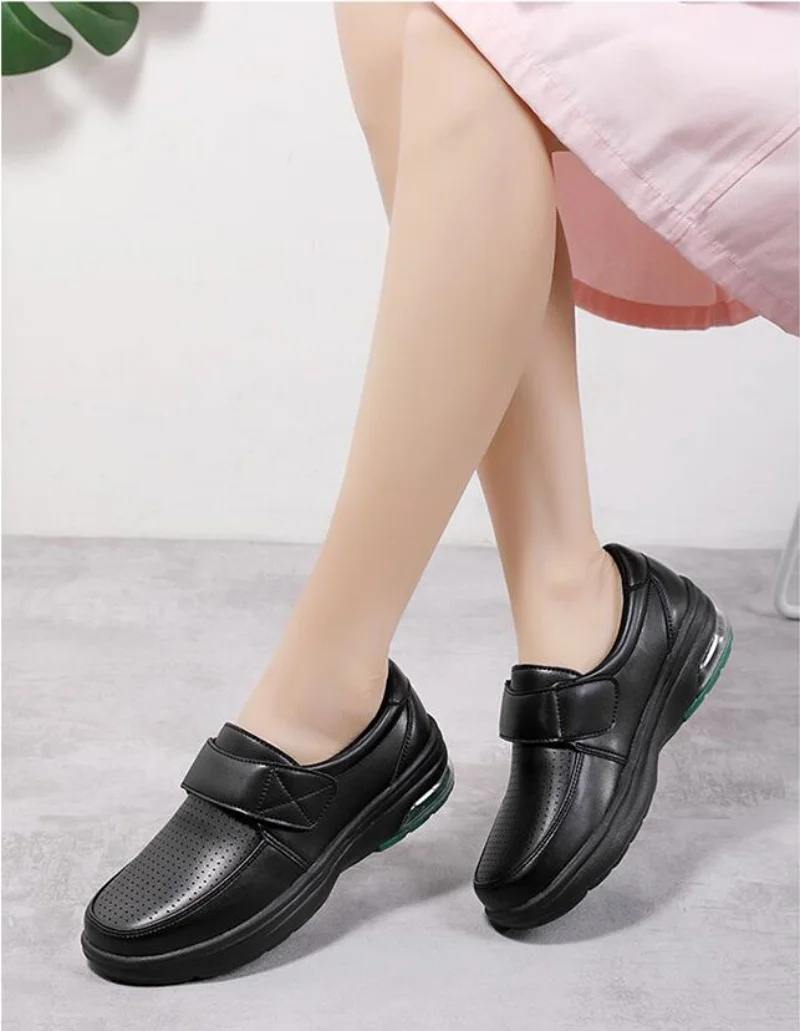 Sneakers Woman Nurse Clogs Shoes - Nursing Women Summer Shoe Female Health Work Flat Walking Soft Non Slip Hospital Nurse